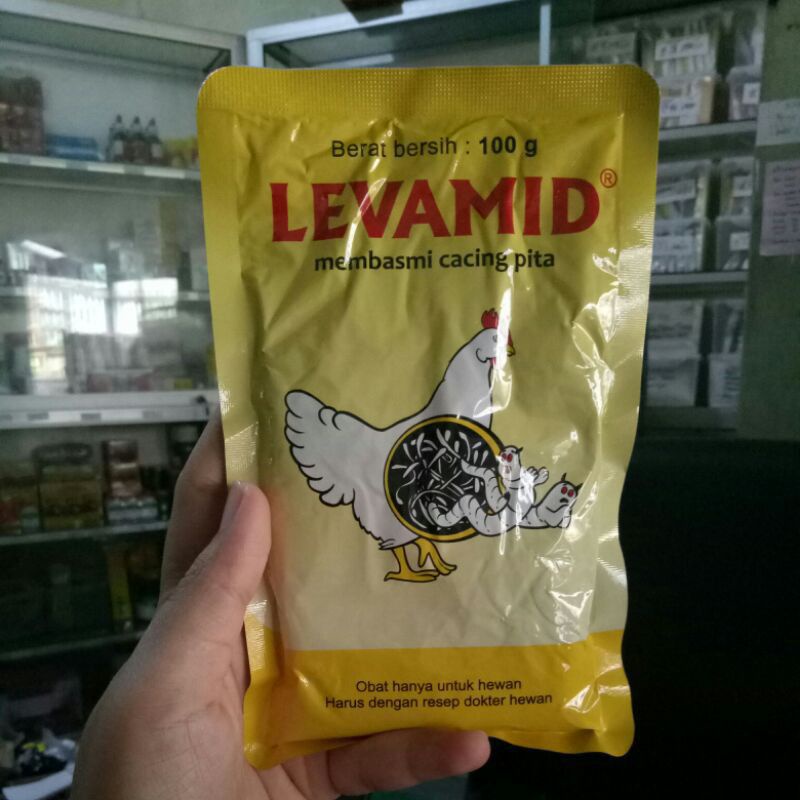 Levamid 100 gram obat cacing ayam