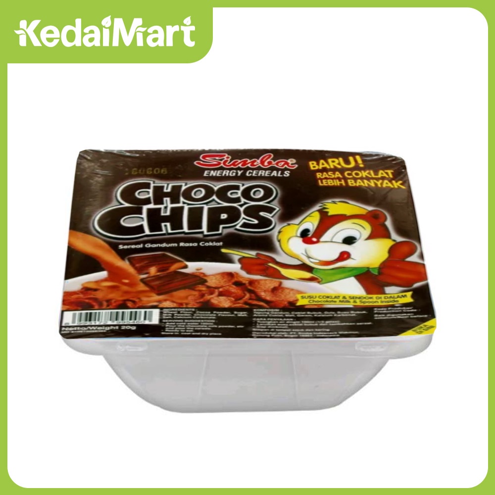 

Simba Choco Chips Susu Cokelat Cup 37 / 34 Gram