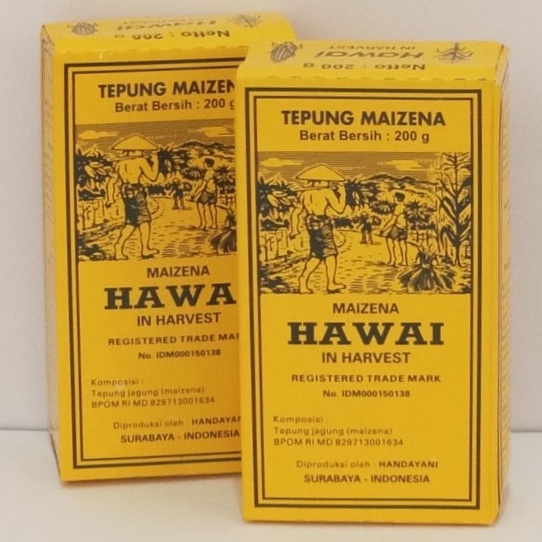 

Tepung Maizena Hawai 200 Gr