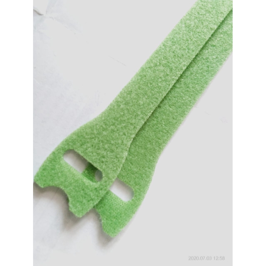 [FOS-9011] VELCRO BRAND ORIGINAL REUSABLE CABLE TIES 20CM HIJAU