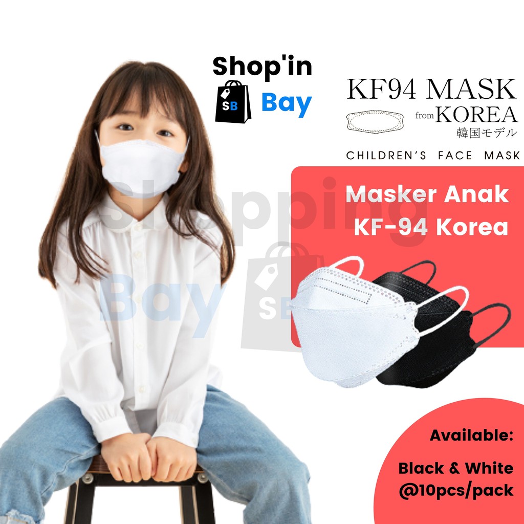 [SB] MASKER ANAK KOREA 4 PLY / MASKER KF94 ANAK EVO / MASKER DUCKBILL ANAK