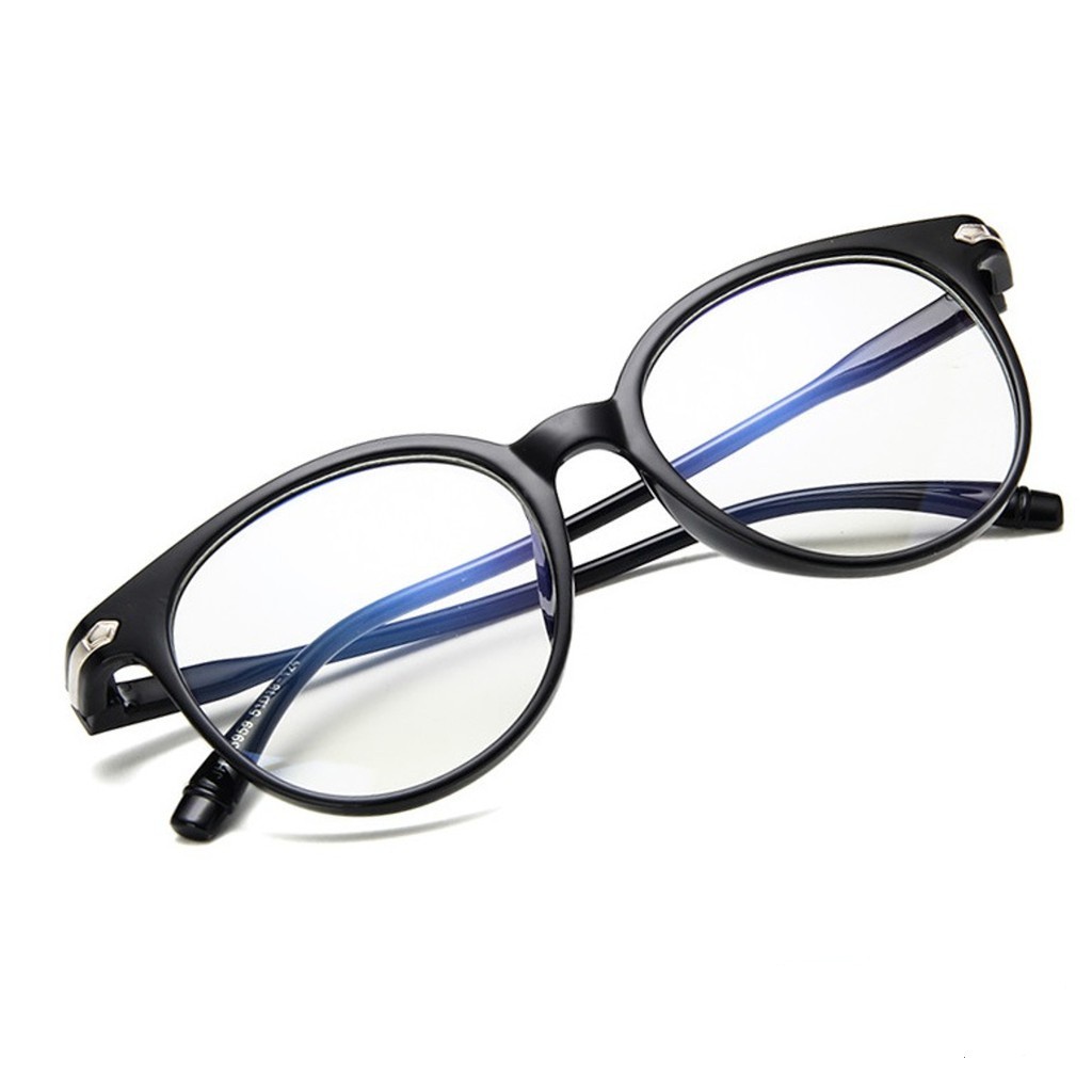 ⭐Gogoland⭐ R087 Kacamata Anti Radiasi Fashion Wanita Pria Frame Ringan Korea Design Lensa Transparan-4