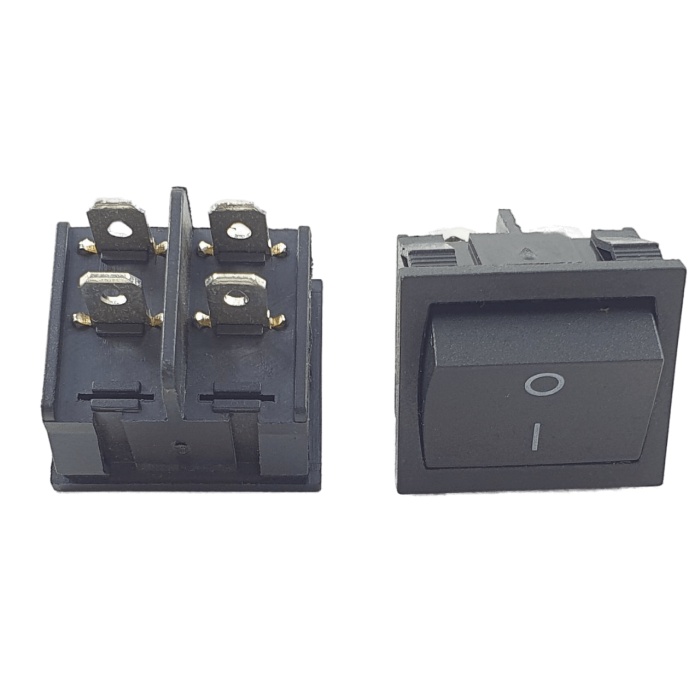 Saklar 4 pin On Off Tombol Rocker 2 Posisi KCD5 Power Switch 4pin