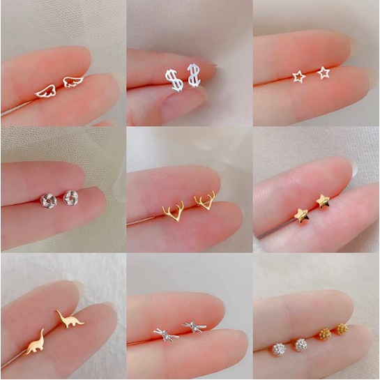 Anting Import Ala Korean/ Anting Titanium Korea Anti Karat dan Anti Luntur