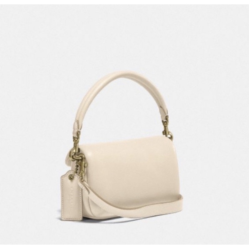 COACH  Pillow Tabby Shoulder Bag 18 Ivory  (C3880)