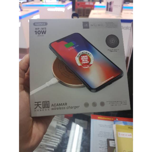 Remax Acamer Wireless Charger RP-W5 10W (Max) Wireless Portable