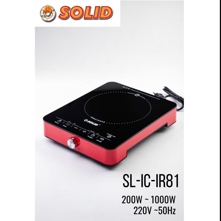 Kompor Listrik Keramik SOLID SL-ICR-IR81 Solid Kompor Keramik Infrared