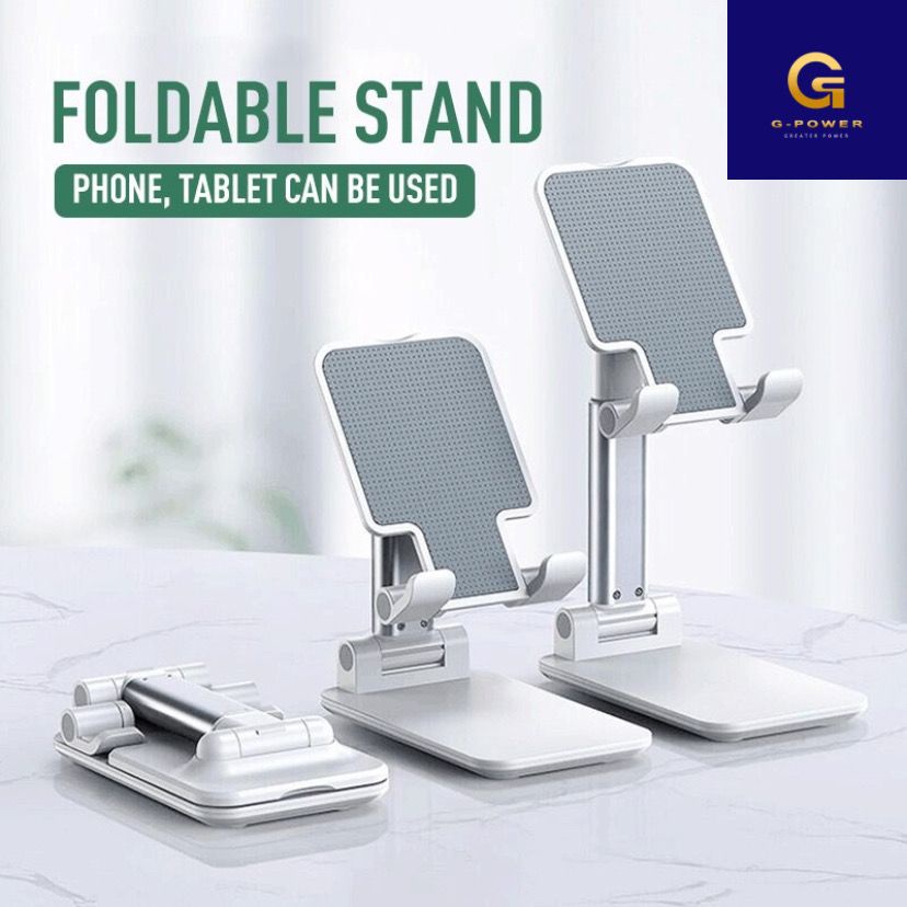 G-Power Phone Holder Stand HP Handphone/Folding Dekstop/Stand HP Tablet Live Kuat Kokoh Adjustable Universal