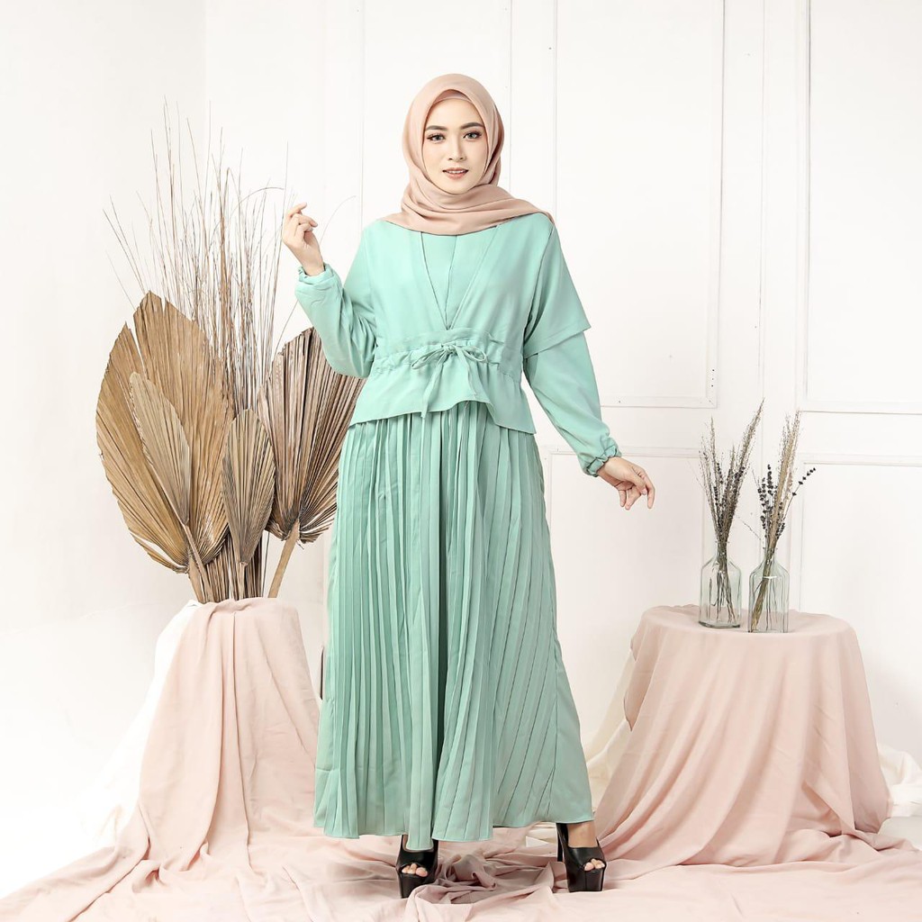 Hikmat Dress ' - Pakaian Wanita - Fashion Muslim -