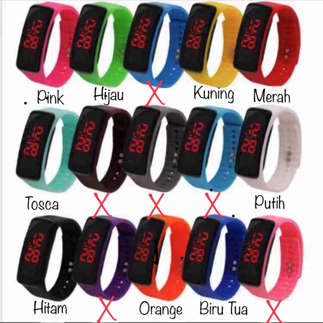 HABIS BATTREY Jam Tangan Stopwatch