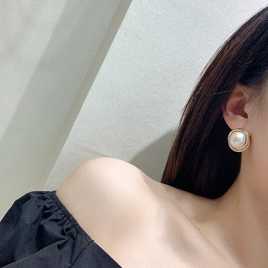 Hu Hu Hu Hu Hu Alat Bantu Pasang Kacamata♡ 1 Pasang Anting Stud Hias Mutiara Imitasi Gaya Korea Untuk Hadiah Ulang Tahun