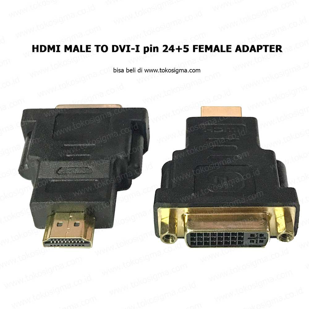 CONVERTER HDMI male TO DVI-I female pin 24+5 Adapter