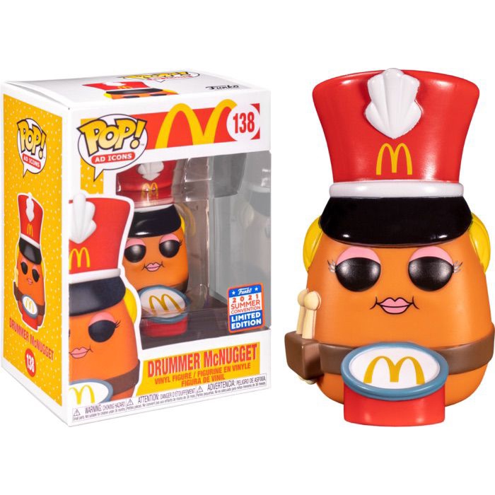 Funko Pop Exclusive SDCC 2021 McDonalds - Drummer McNugget