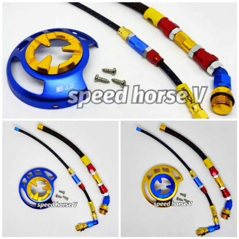 Paket 3in1 Selang garden+tutup oli selang+tutup kipas mio-beat-fino dll