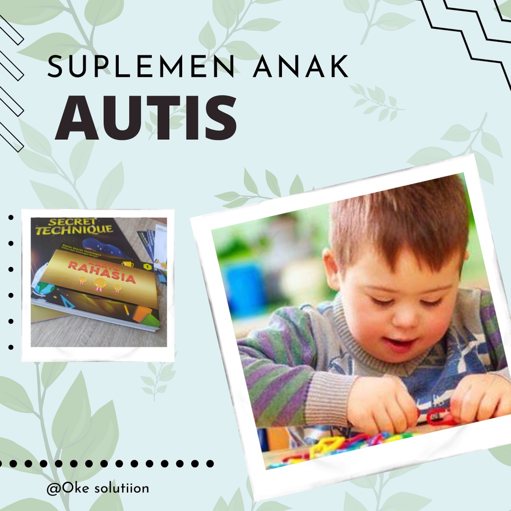 OBAT/SUPLEMEN/MULTIVITAMIN ANAK AUTIS/ABK/ANAK BERKEBUTUHAN KHUSUS/EMOSI ANAK AUTIS/AUTIS RINGAN