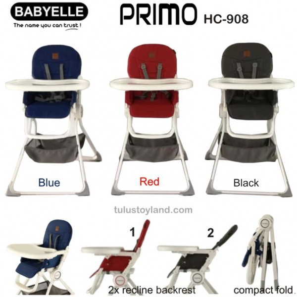 Babyelle Primo High Chair HC 908 Kursi Makan Anak Baby elle