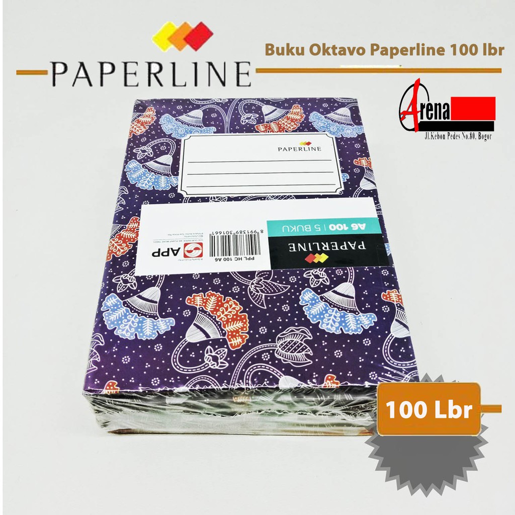 

Buku hardcover oktavo a6 100 paperline