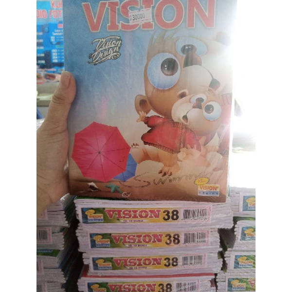 

BUKU TULIS VISION 38 LEMBAR 1 PAK ISI 10 BUKU