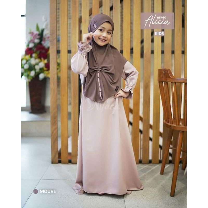 Bergo Alicia by Alfasa || hijab anak