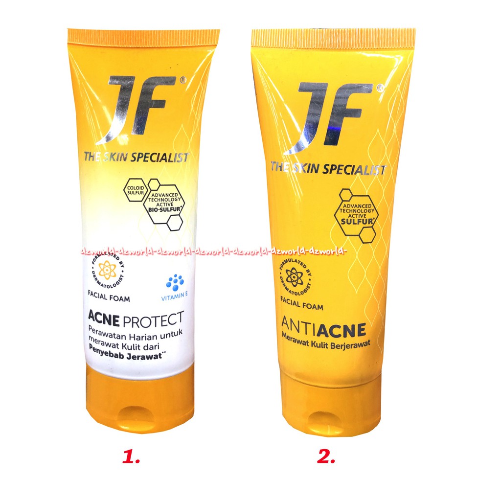 JF The Skin Facial 70gr Face Wash Sabun Wajah Muka Jerawat Acne Protect and Anti Acne