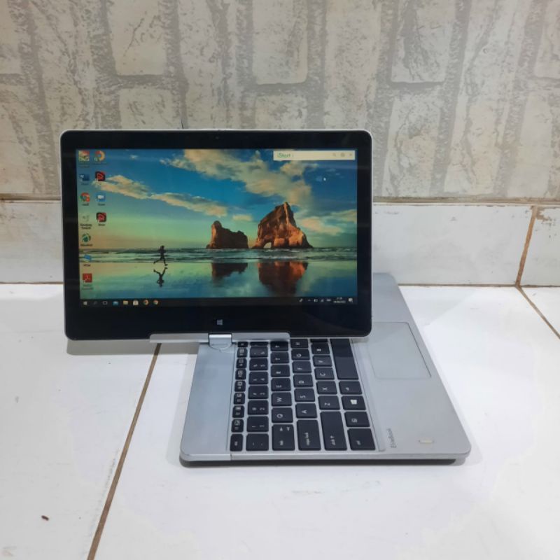 Laptop Tablet Touchscreen 2 in 1 HP Elitebook Revolve 810 G3 Cor i7-5600U Ram 8GB SSD 256GB Windows 10 Mulus Fulll Aplikasi