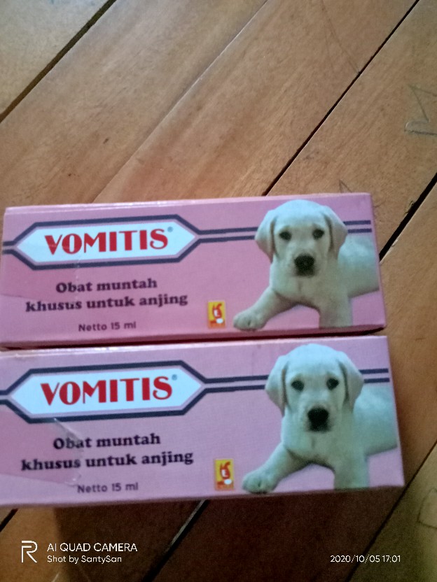 Vomitis 15ml Obat Muntah Mual Anjing Hewan Dog Eka Farma Shopee Indonesia