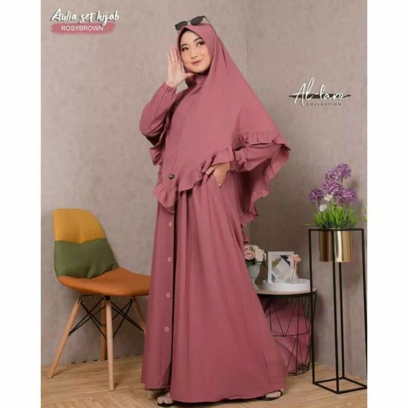 Aulia set alfaro collection, gamis set alfaro