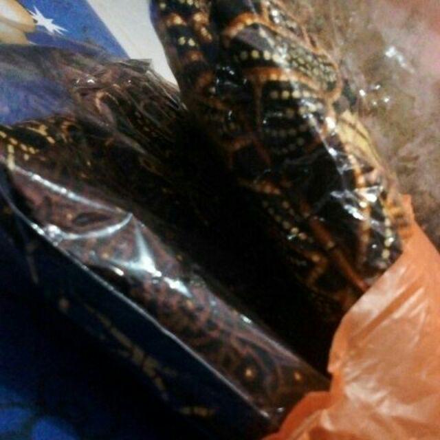 Nayshi Batik Hrb026 Baju Kemeja Batik Hem Sogan Prada Tulis Halus Original Kenongo Sekar Cempaka
