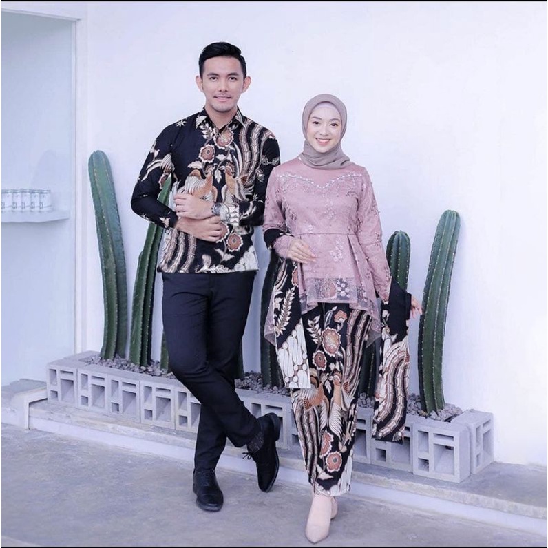 Produk Terbaru - BATIK EXPRESS SOLO Batik Kebaya Couple Sierra payet mutiara