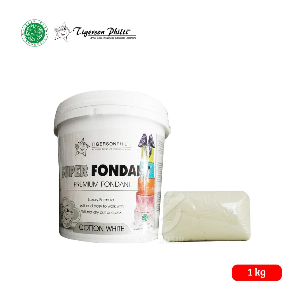 

Tigerson Fondant White (1 Kg)