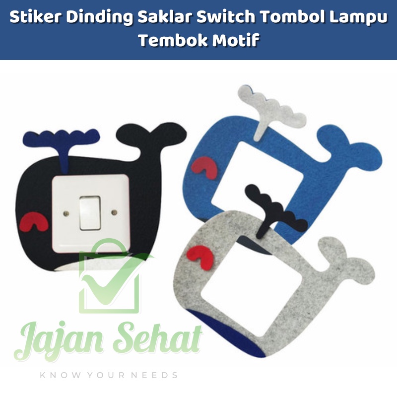 Stiker Dinding Saklar Switch Tombol Lampu Tembok Motif