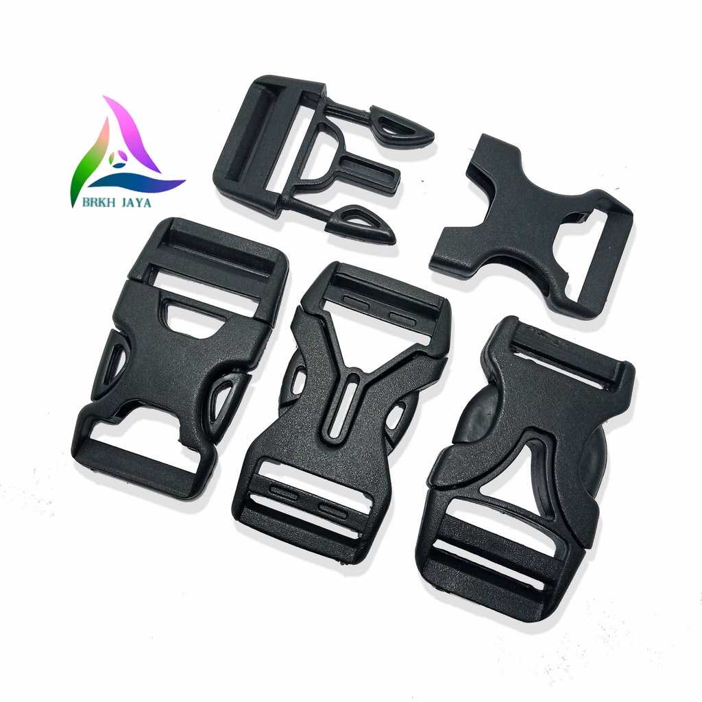 KUNCI SODOK TAS 2.5 CM / SLOT TAS PLASTIK BUCKLE POLYPROPLYNE