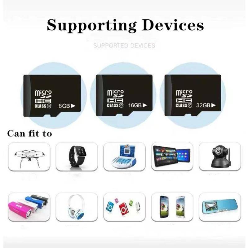 OEM Universal SD Card Memory Card Micro TF Memory Card SD Card HC Class 10 For Mobile Phones Sport Camera High Speed 80MB/s 16GB/32GB/64GB