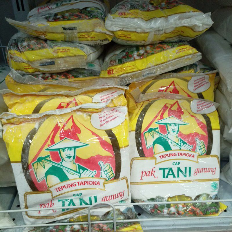 

Tepung tapioka cap pak tani gunung 500gr