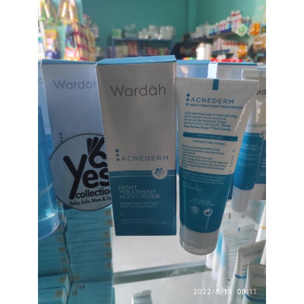 Wardah Acnederm Series Night Day Moisturizer Pelembab Toner Sabun Cuci Muka Jerawat Acne Seris