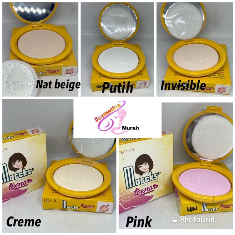 [ padat ] Bedak marcks padat / bedak padat marck / uv whitening