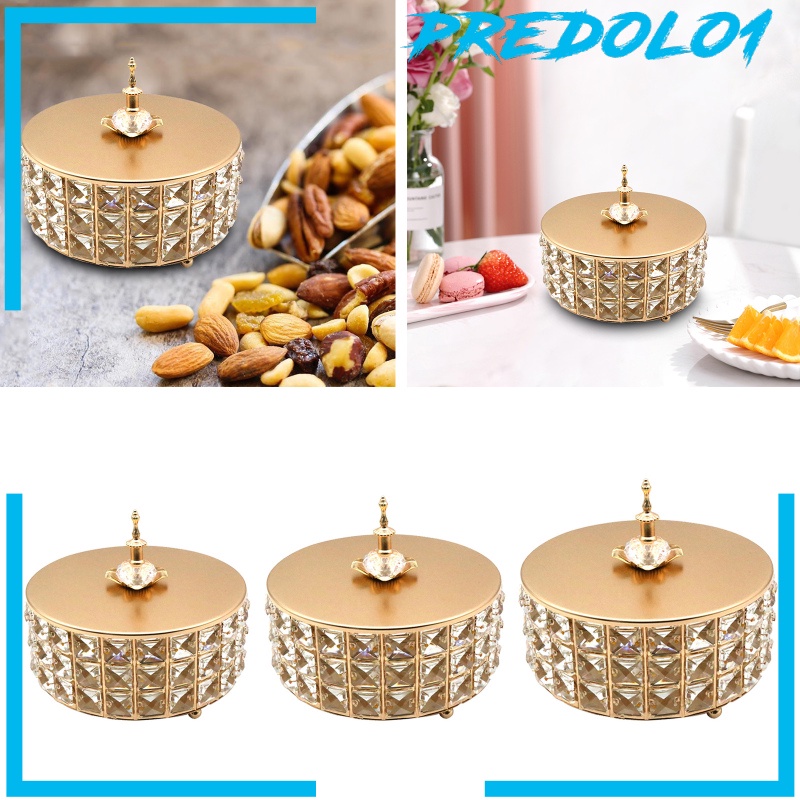 (Predolo1) Kotak Penyimpanan Permen / Perhiasan Bentuk Bulat