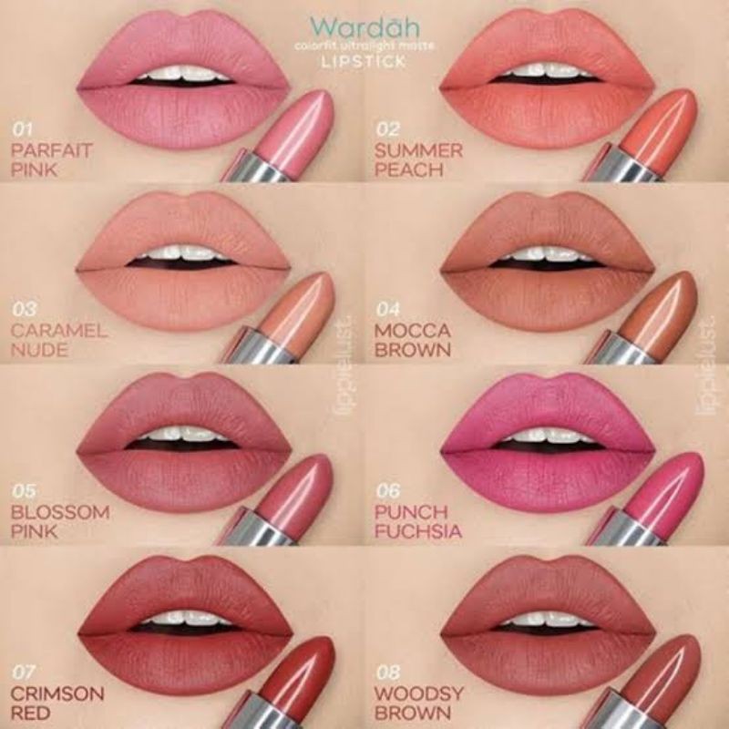 Wardah Colorfit Ultralight Matte Lipstick 100%ORIGINAL/Lipstik Wardah/Lipstik Wardah Terbaru