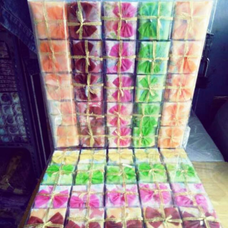 Isi 50 pcs Tempat Tissu Puring Mika