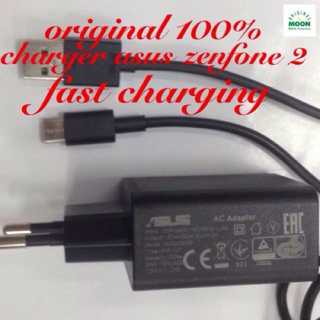 charger asus 2a / 9v tipe c original 100% fast charging