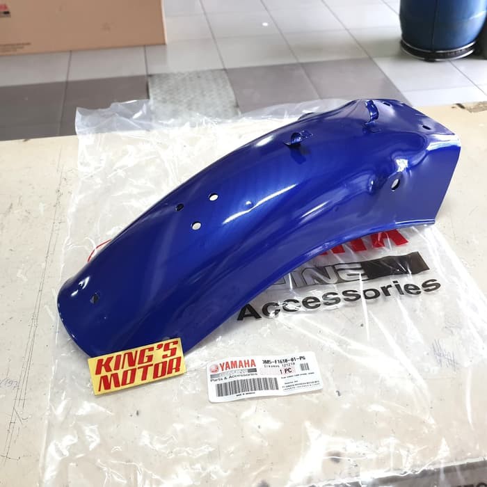 SPAKBOR BELAKANG RX KING BIRU (3M5-P6) ASLI YAMAHA