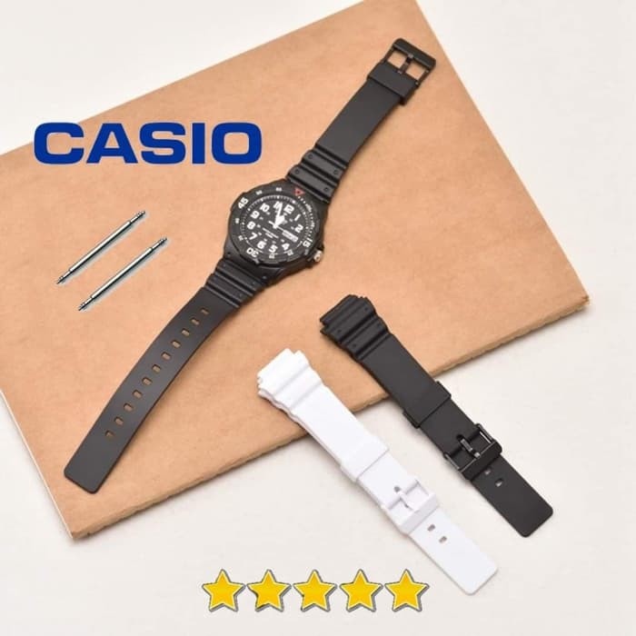 TALI JAM TANGAN CASIO MRW200H RUBBER STRAP TALI JAM CASIO