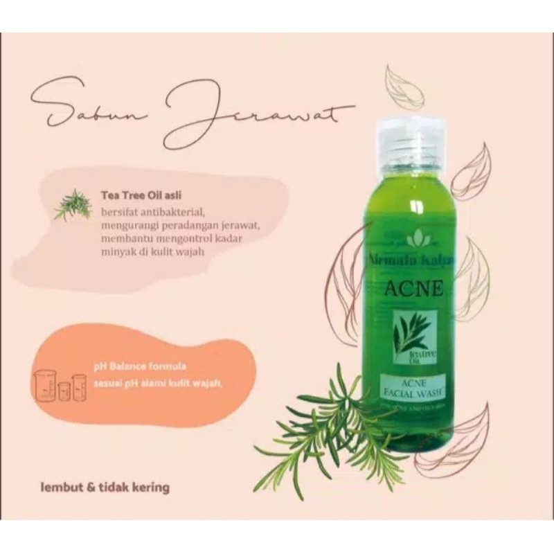 Sabun Wajah Jerawat Acne TEA TREE OIL Isi 100ml