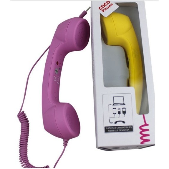 Cocophone Headset Anti Radiasi Model Gagang Telepon (BESAR)- KSY141