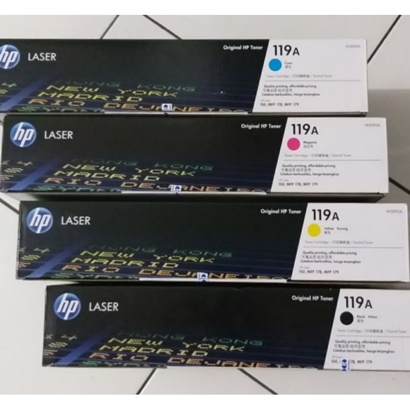 TONER HP LASERJET 119A ORIGINAL HP Color Laser Jet 150a, 150nw, MFP 178nw, MFP 179fnw