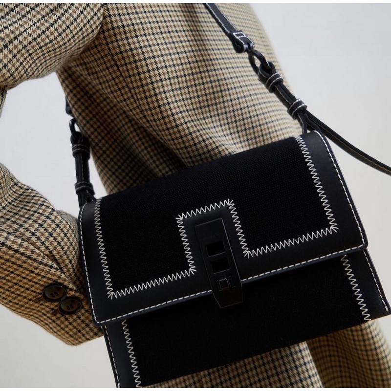 CNK Turn Lock Chain Handle Bag