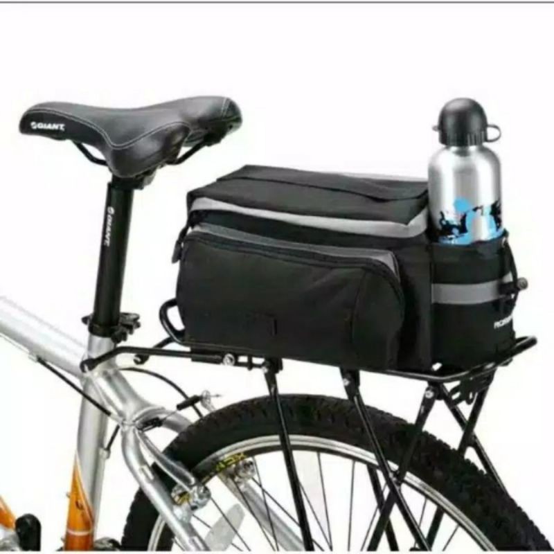 Tas Pannier Sepeda Lipat / Tas Jok Belakang Sepeda Shimano Free Rain Cover