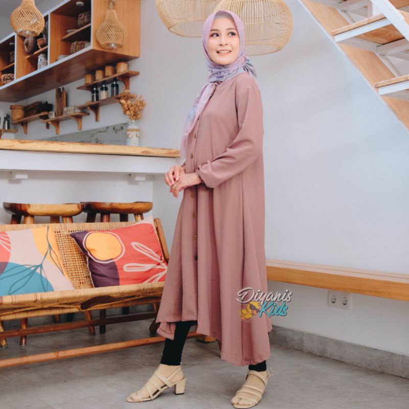 ANDARA TUNIK -Tunik/baju/atasan couple ibu dan anak usia 2-7 tahun bahan airflow