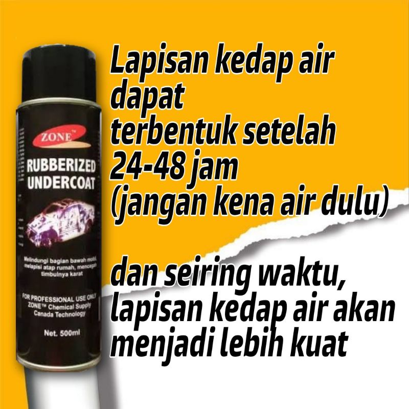 Pelapis anti bocor / undercoat / Anti bocor spray / rubber sealant spray