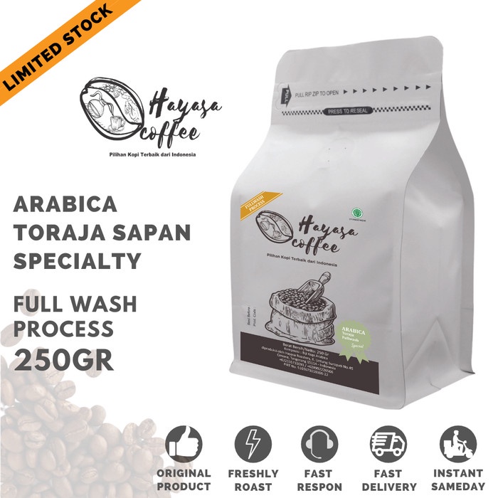 

DISKON - (BISA COD) Kopi Arabika Toraja Sapan Specialty 250gr (Limited Edition) - Biji